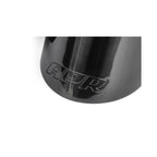 Double-Walled 4 Inch Slash-Cut Tips (Polished Diamond Black) Set of 2 Fits Universally on Various APR Exhaust Systems APR