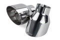 Single-Walled 4 Inch Slash-Cut Tips (Polished Silver) Set of 2 Fits Universally on Various APR Exhaust Systems APR