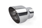Single-Walled 4 Inch Slash-Cut Tips (Polished Silver) Set of 2 Fits Universally on Various APR Exhaust Systems APR