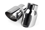Single-Walled 3.5 Inch Slash-Cut Tips (Polished Silver) Set of 2 Fits Universally on Various APR Exhaust Systems APR