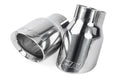 Double-Walled 3.5 Inch Slash-Cut Tips (Polished Silver) Set of 2 Fits Universally on Various APR Exhaust Systems APR