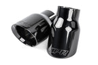 Double-Walled 3.5 Inch Slash-Cut Tips (Diamond Black) Set of 2 Fits Universally on Various APR Exhaust Systems APR