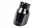 Double-Walled 3.5 Inch Slash-Cut Tips (Diamond Black) Set of 2 Fits Universally on Various APR Exhaust Systems APR